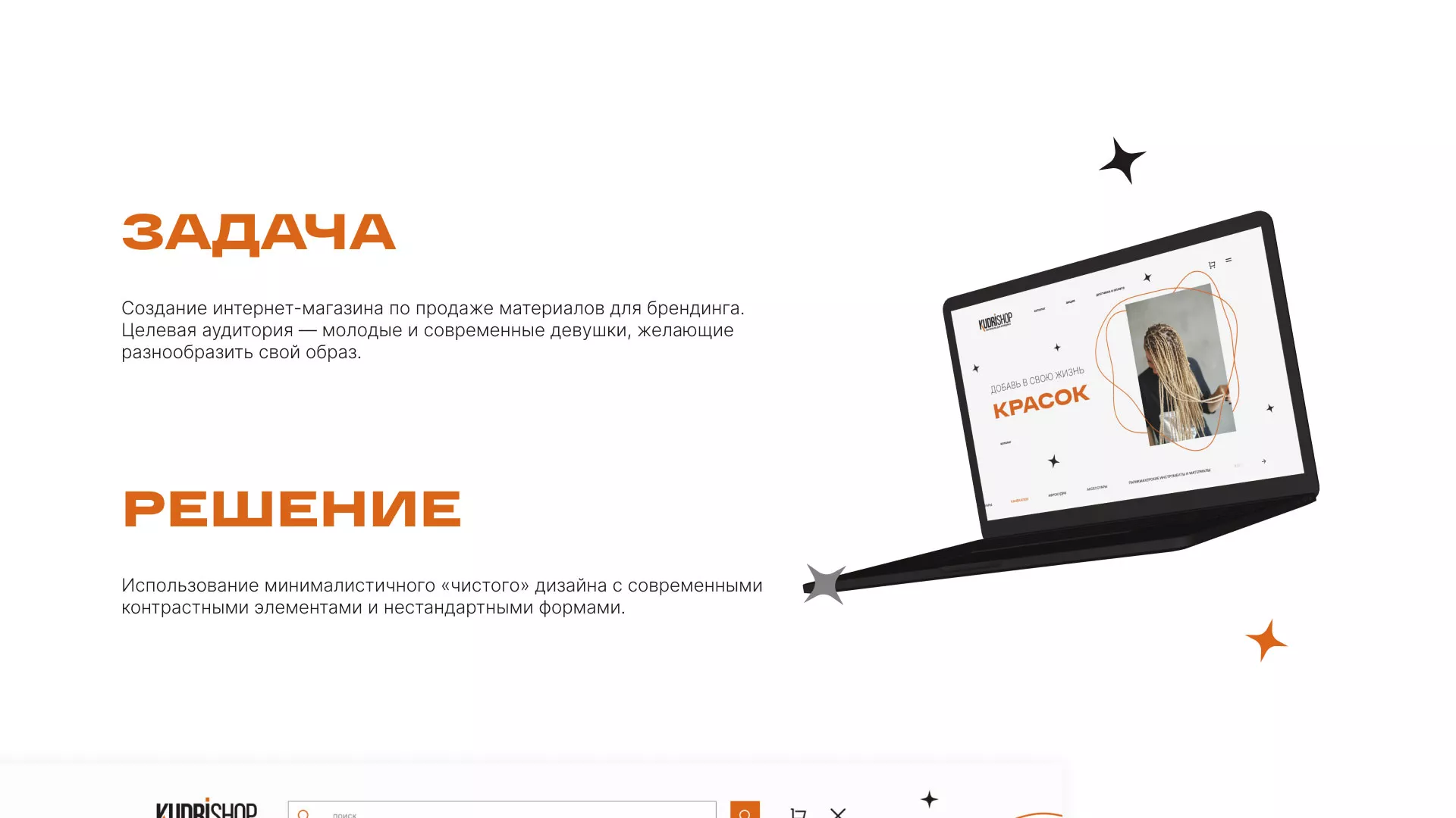 Создание интернет-магазина «КудриШоп» в Аниве