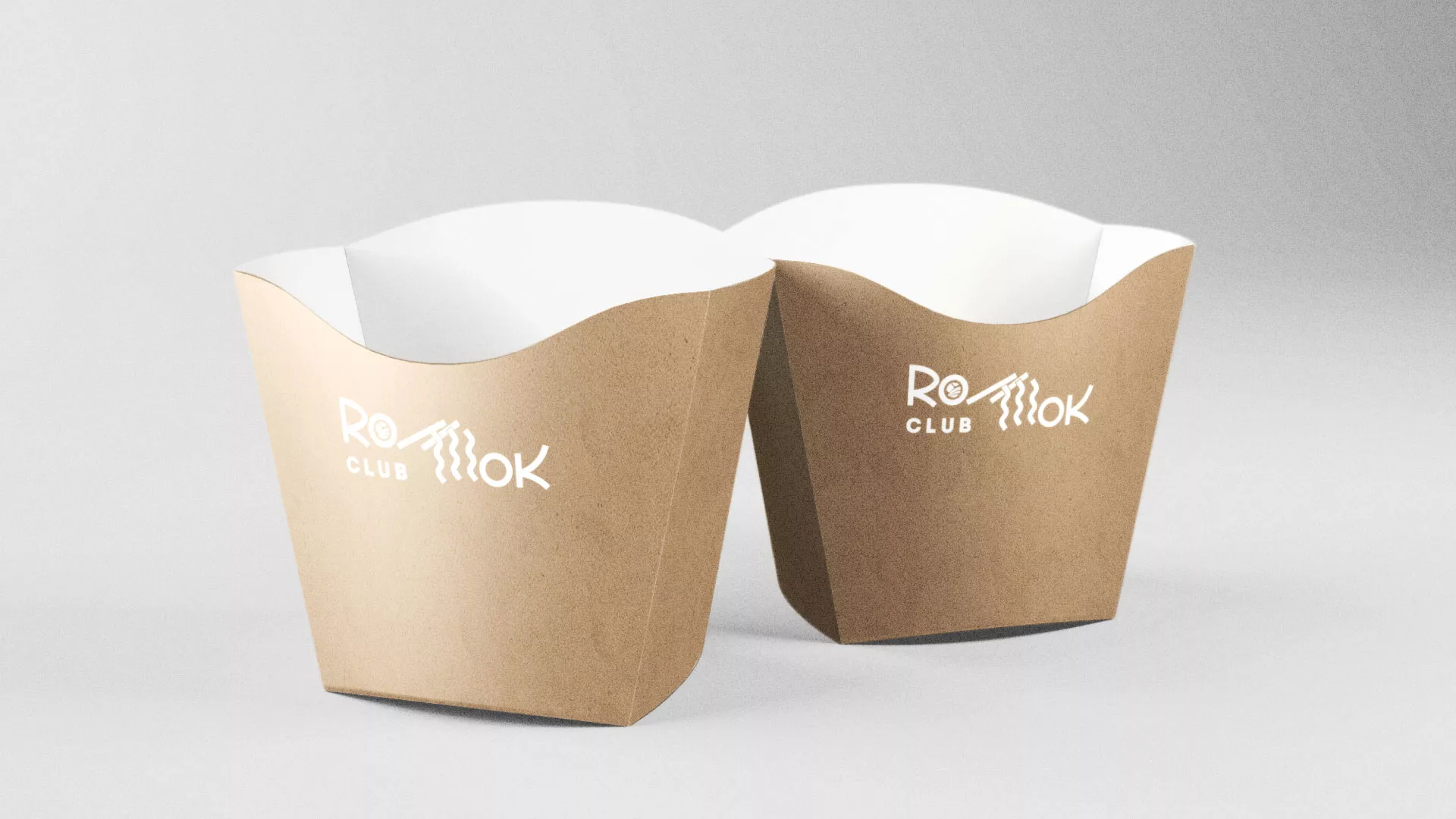 Создание логотипа суши-бара «Roll Wok Club» в Аниве