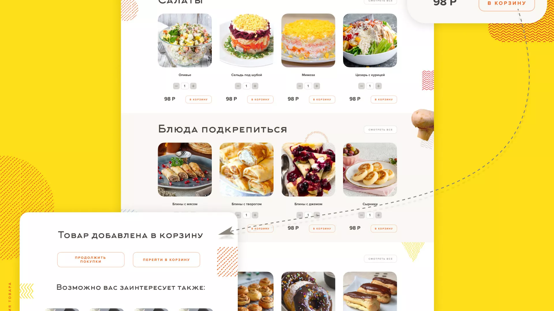 Разработка сайта кафе-столовой «Суп-Мясо-Салат» в Аниве